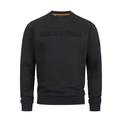 Abbildung von Indicode Jeans Avant Sweatshirt, Herren, Größe: Small, Black