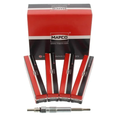 Abbildung von MAPCO 7806/4 Glühkerze 5V 25A M10x1,0 VOLKSWAGEN: Passat B6 Variant, Touran I, Golf 5 Schrägheck, AUDI: A4 B7 Avant, A3 Sportback, Schrägheck
