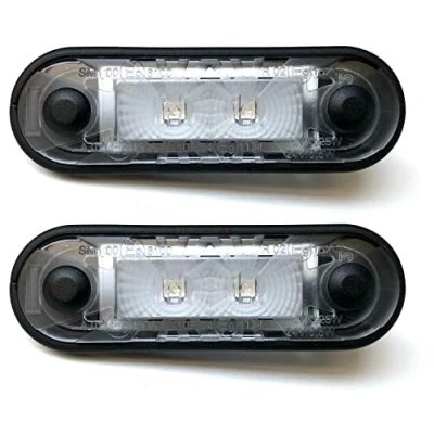 Abbildung von MelTruck® 2x Grüne LED Umrissleuchte Begrenzungsleuchte 12V 24V für LKW Anhänger Wohnwagen
