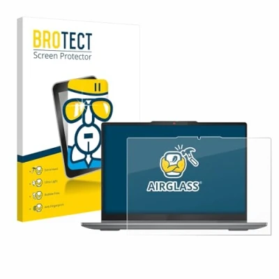 Abbildung von BROTECT Schutzglas für Lenovo IdeaPad 5 2 in 1 14AHP9 Schutzfolie Panzer Folie Glas [Extrem Kratzfest 9H, Anti Fingerprint, Ultra Transparent]