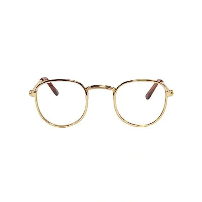 Abbildung von Puppenlesebrille in gold