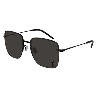 Abbildung von YVES SAINT LAURENT Damen Sl 312 M Sonnenbrille, schwarz schwarz, 56