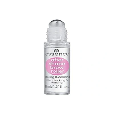 Abbildung von essence after shape brow roller cooling &amp; calming, Augenbrauen, transparent, beruhigend, pflegend, kühlend, revitalisierend, gelig, transluzent, vegan, Nanopartikel frei (12ml)