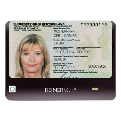 Abbildung von REINER RFID Kartenleser cyberJack basis, Basislesegerät für nPA und Karten