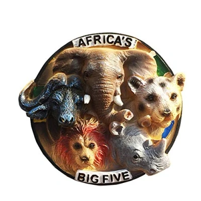Abbildung von Kühlschrankmagnet, Wildtiere, Südafrika, Kenia, Tansania, Uganda, Souvenir, Geschenk, Heim, Küche, Kühlschrank, Dekoration, magnetische Aufkleber Kollektion