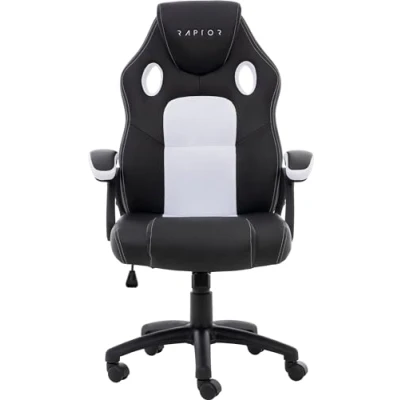 Abbildung von Raptor Gaming Stuhl RS GS 40 Schwarz/Weiß