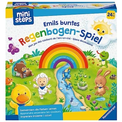 Abbildung von Ravensburger Spiel, Kinderspiel ministeps: Emils buntes Regenbogen FSC® schützt Wald weltweit