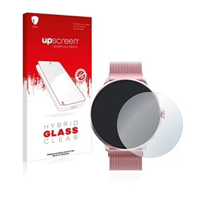 Abbildung von upscreen Schutzglas für Bebinca Smartwatch Schutzfolie, Glas Folie [Klar, 9H Panzerschutz, Anti Fingerprint]