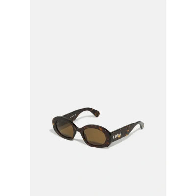 Abbildung von CHLOÉ Sonnenbrille, Damen, Größe: 53, Havana/brown