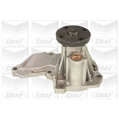 Abbildung von GRAF PA612 Wasserpumpe mit Dichtung mechanisch Messing für Keilrippenriementrieb FORD: FIESTA 5, Focus 2 Schrägheck, Mk1 Kombi, VOLVO: V50, C30