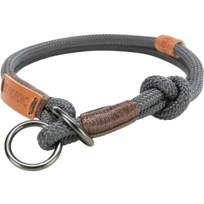 Abbildung von Trixie BE NORDIC Rinderhalsband, L: 50 cm/ø 13 mm, Dunkelgrau/Braun