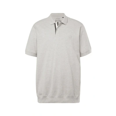 Abbildung von JP1880 Korte MOUWEN, Buikfit Poloshirt, Herren, Größe: 8XL, Grijs melange