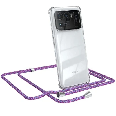 Abbildung von EAZY CASE Handykette kompatibel mit Xiaomi Mi 11 Ultra 5G Handyhülle Umhängeband, Handykordel Schutzhülle, Silikonhülle, Hülle Band, Stylische Kette für Smartphone, Unicorn