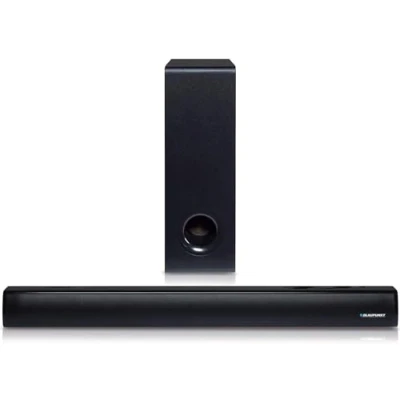 Abbildung von Blaupunkt LS 1825 Soundbar mit Subwoofer 2.1, 60 Watt RMS, kabelloses Bluetooth Gerät für Streaming, Fernbedienung,TV Lautsprecher LED Anzeige und Equalizer, opt. Audio Eingang, AUX IN, HDMI
