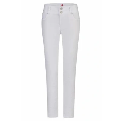 Abbildung von Buena Vista Damen Hose Tummyless Stretch Twill (DE/NL/SE/PL, Alphanumerisch, S, Regular, White)