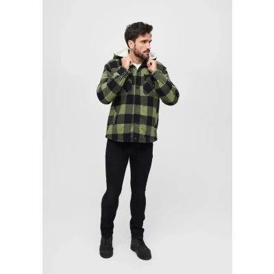 Abbildung von Brandit Lumber Übergangsjacke, Herren, Größe: Small, Black/olive