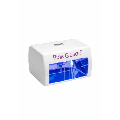Abbildung von Pink Gellac Kompakt UV Lampe für Gelnägel Mini Nägel mit Automatischem Timer Unterwegs Nagellampe in Salonqualität