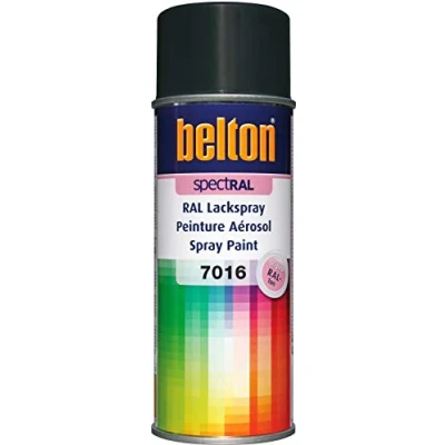 Abbildung von belton spectRAL Lackspray RAL 7016 anthrazitgrau, seidenglänzend, 400 ml Profi Qualität