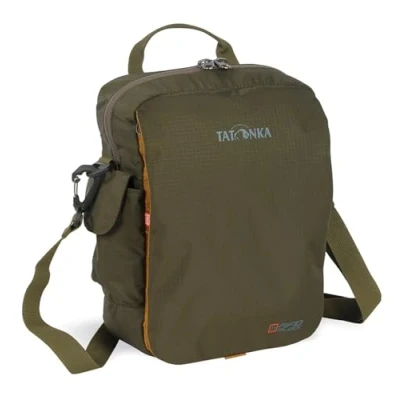 Abbildung von Tatonka Check In XL RFID B Schultertasche mit TÜV geprüfter Blockierung und viel Stauraum 27,5 x 20,5 9 cm Damen Herren oliv