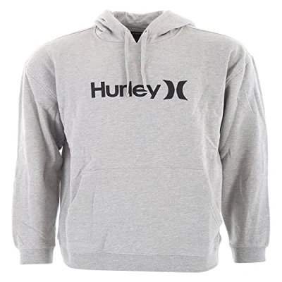 Abbildung von Hurley Herren M OAO Solid Core Po Fleece Sweatshirt, Dk Grau Htr,