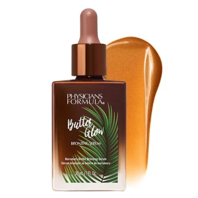 Abbildung von Physicians Formula Butter Glow Bronzing Serum, Pflegende Drops für einen Strahlenden Teint, Angereichert mit einer Mischung aus Murumuru, Cupuaçu und Tucuma Butter, Sunkissed