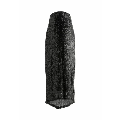 Abbildung von Next Maternity Sequin Regular FIT Maxirock, Damen, Größe: 36, Black