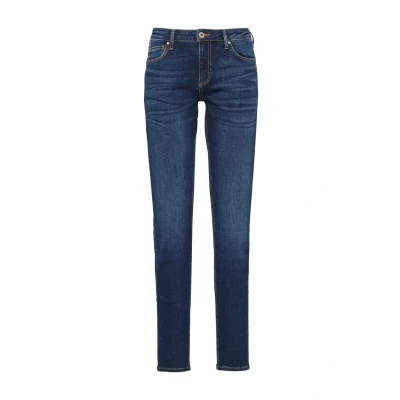 Abbildung von QS Sadie MID RISE LEG Jeans Slim Fit, Damen, Größe: 32x34, Blau