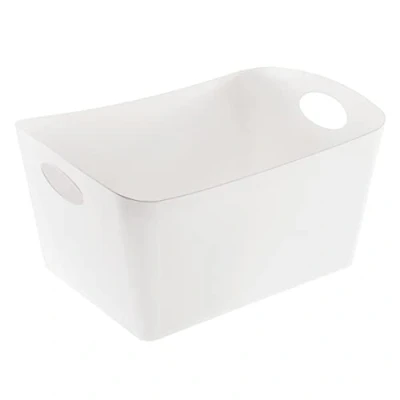 Abbildung von Koziol Box, Aufbewahrungsbox, Organizer, Container, Lagerraum, Kunststoff, recyceltes Material, Recycled White, 15l