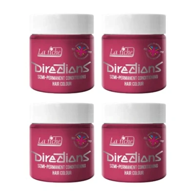 Abbildung von La Riche Directions Semipermanente Haarfarbe 100 ml Dose 4 Packung (Flamingo Pink)