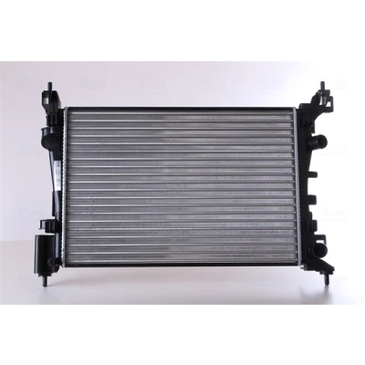 Abbildung von NISSENS 61918 Kühler, Motorkühlung Aluminium 540 378 22 Kühlrippen mechanisch gefügt OPEL: Corsa D Schrägheck, FIAT: Grande Punto Schrägheck