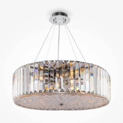 Abbildung von Maytoni Hängeleuchte Recinto, Ø 53 cm, Glas, 8 x E27