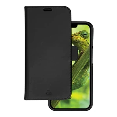Abbildung von dbramante1928 Lynge, Leder Schutzhülle für iPhone 14, schwarz