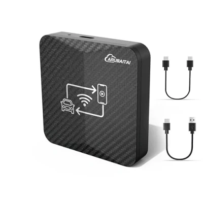 Abbildung von Wireless Carplay Adapter Android Auto 2 in 1 Bluetooth Dongle Konvertieren Wired Auto/Carplay kabellos für Autos mit AA und