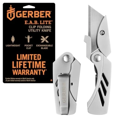 Abbildung von Gerber Cuttermesser, Klappbar, Klingenlänge: 5,7 cm, EAB Lite, Edelstahl, 31 000345