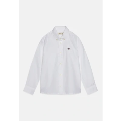Abbildung von GANT Shield Oxford Unisex Hemdbluse für Kinder, Größe: 146/152, White
