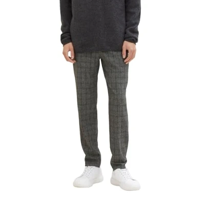 Abbildung von TOM Tailor Denim Stoffhose, Herren, Größe: 36x32, Black grindle check