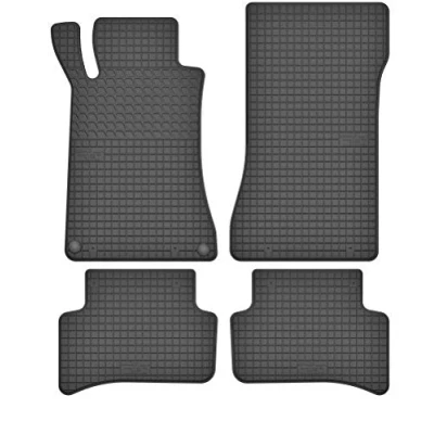 Abbildung von edecor Gummifussmatten Automatten Gummimatten Gummi Fußmatten Satz Set für Mercedes C Klasse CL203 Bj. 2000 2006