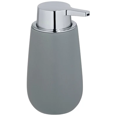 Abbildung von WENKO Seifenspender Badi, (1 tlg), Grau Keramik, 320 ml