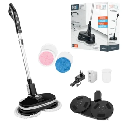 Abbildung von Teesa Power CLEAN TSA5035, Dampfreiniger/Dampfmopp, schwarz