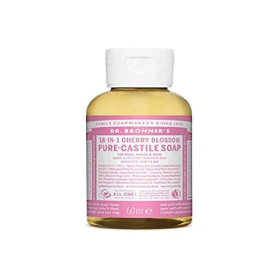 Abbildung von DR. BRONNER&#039;S JABON LIQUIDO Kirschblüte, 60 ml, Schwarz, Standard,