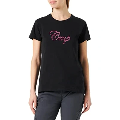 Abbildung von CMP, Strecth Jersey T Shirt, NERO P.FLUO, D38