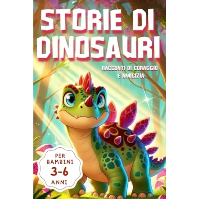 Abbildung von Storie di dinosauri per bambini: Racconti coraggio e amicizia Ediz. a colori stimolare la fantasia dei bambini dai 3 ai 6 anni