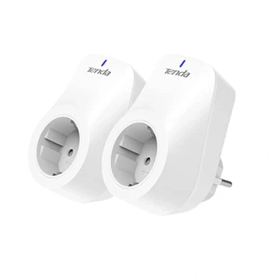 Abbildung von Tenda WLAN Smart Steckdose SP9, 16A Wifi Plug mit Energieverbrauchsanzeige, App und Sprachsteuerung (Alexa &amp; Google home), Timer, AwayModus Kinderschutz, 2er pack (Nur 2.4GHz WiFi)