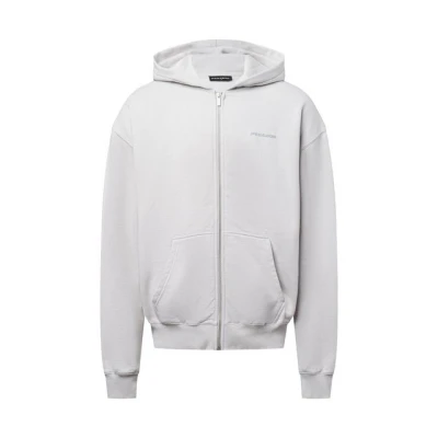 Abbildung von Pegador Colne LOGO Oversized Jacket Sweatjacke, Herren, Größe: Medium, Washed clear grey