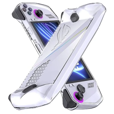 Abbildung von Anoowkoa Handyhülle Asus rog Ally Hülle CASE Cover[Transparent Silikon Handy Hüllen] [Stoßfest Kratzfest ] Dünne Durchsichtige TPU Schutzhülle