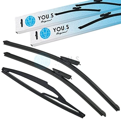 Abbildung von YOU.S SCHEIBENWISCHER SET VORNE + HINTEN 550 475 290 mm (3 Stück)