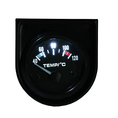Abbildung von Mintice 2&quot; 52mm Licht Kfz Auto Universal kühlwasser Wasser Tempratur Anzeige Instrument Gauge Rauchfarbe Len Zeiger Fahrenheit Indikator