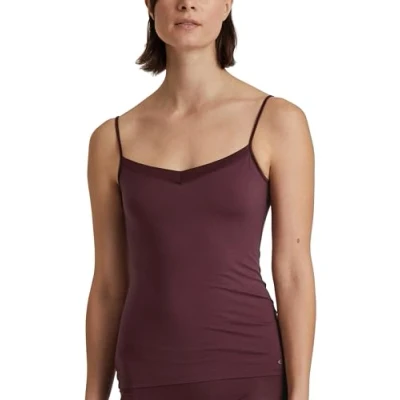 Abbildung von Calida CATE Unterhemd/shirt, Damen, Größe: XS, Port royal red