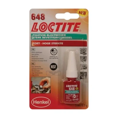 Abbildung von Loctite 648 Fügeklebstoff hochfest (grün) 5ml