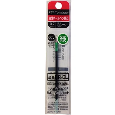 Abbildung von Tombow BR CL07 Kugelschreibermine für Reporter 4 smart/Zoom L102, Kugeldurchmesser 0.7 mm, grün